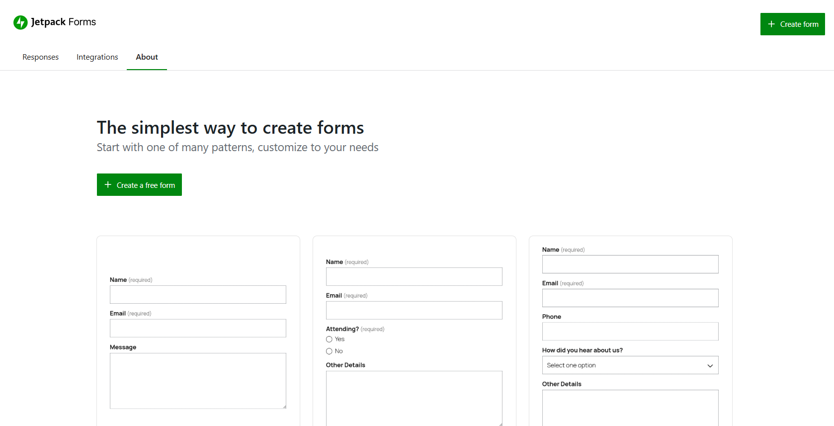 Jetpack Forms