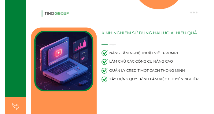 Kinh nghiệm sử dụng Hailuo AI hiệu quả
