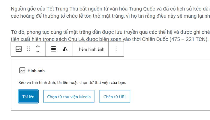 Chèn hình ảnh bằng khối Image