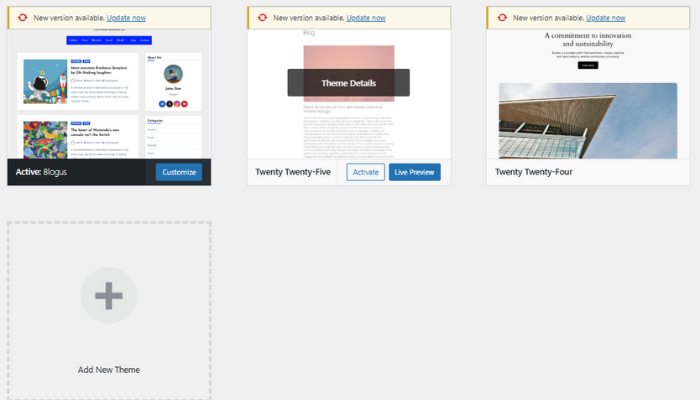 Kiểm tra theme WordPress