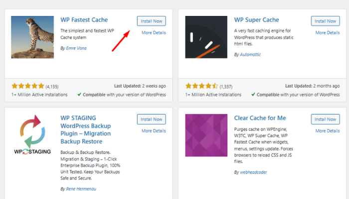 Xóa bộ nhớ cache WordPress