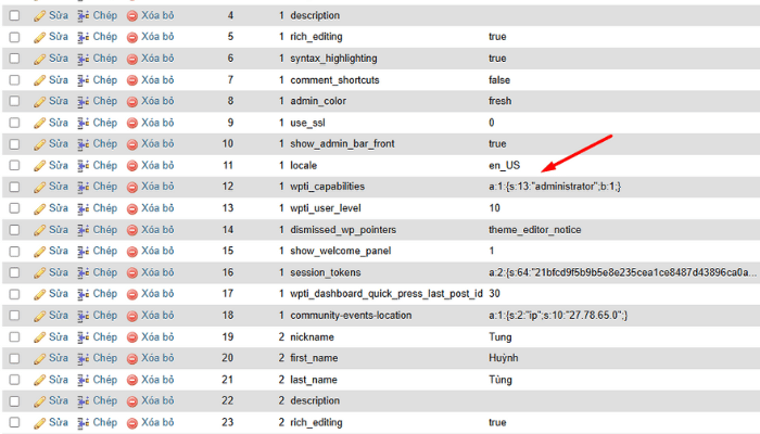 Kiểm tra quyền quản trị viên của tài khoản
