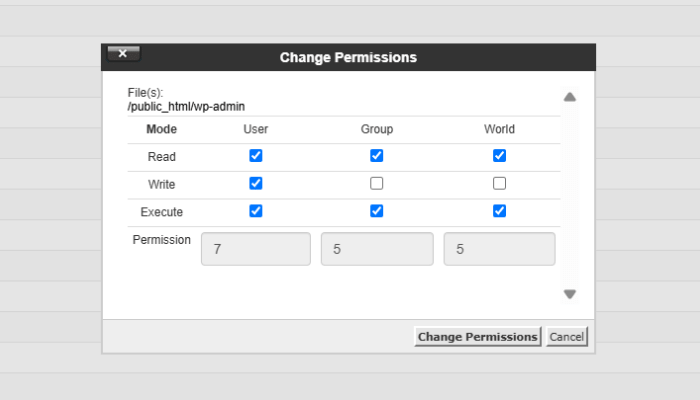 Đảm bảo tiền tố database (prefix) đúng