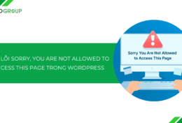 Hướng dẫn sửa lỗi Sorry, You Are Not Allowed to Access This Page trong WordPress [2025]