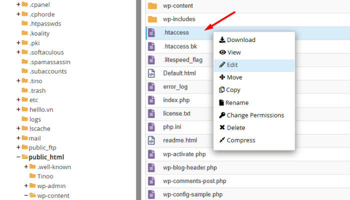 Chỉnh sửa .htaccess (nếu không có quyền sửa php.ini)