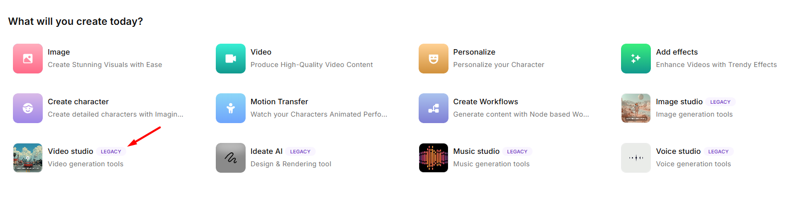 Video Studio (LEGACY)