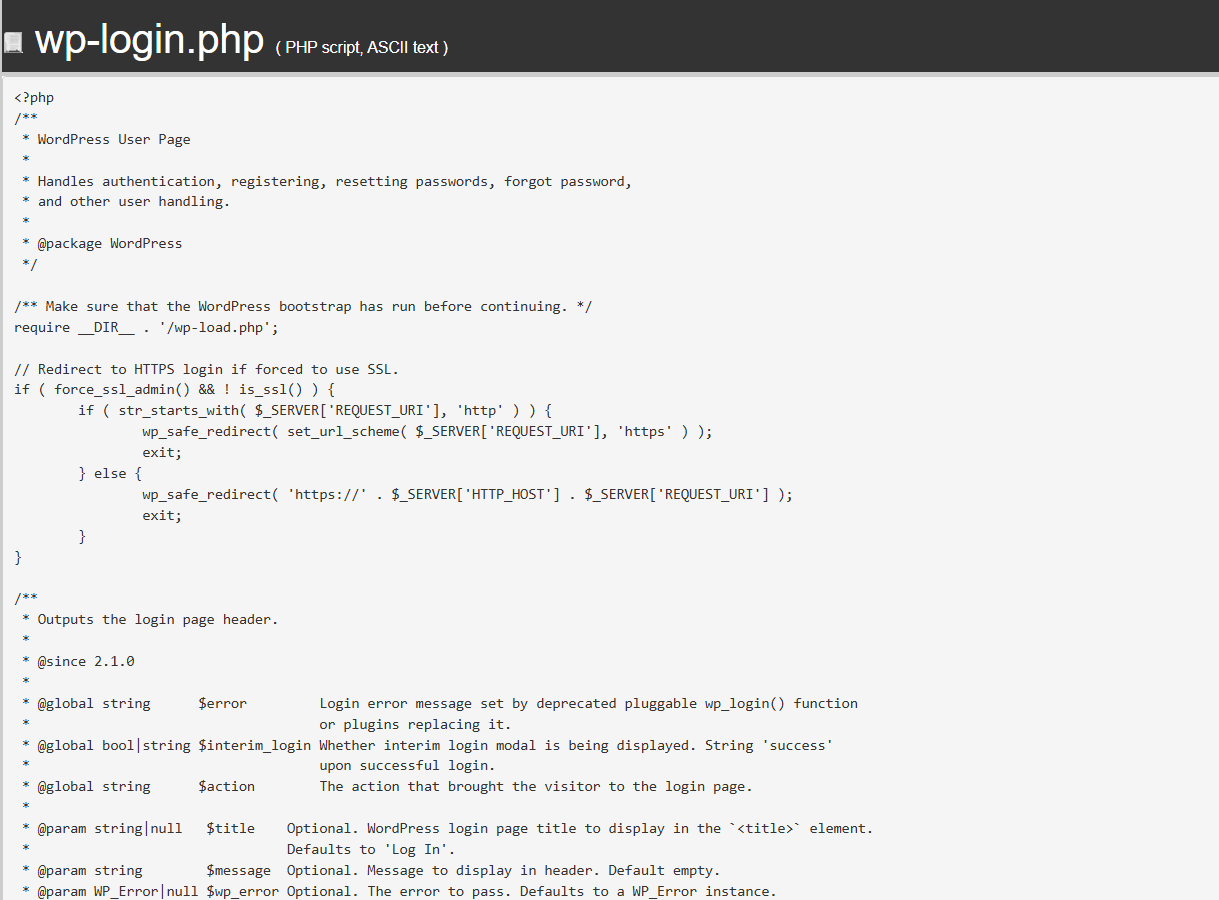 Khám phá các tệp và thư mục phổ biến trong WordPress 11 Tệp wp-login.php