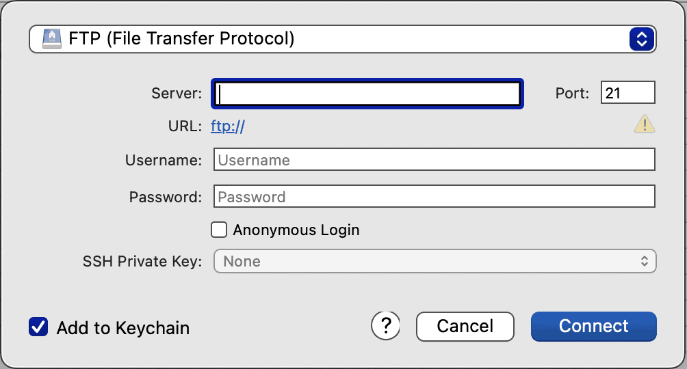 Khám phá các tệp và thư mục phổ biến trong WordPress 19 Sử dụng FTP/SFTP
