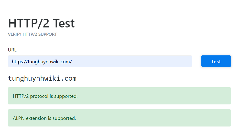 Tìm hiểu sự khác biệt giữa HTTP/1.0, HTTP/1.1, HTTP/2 và HTTP/3 11 Sử dụng các công cụ kiểm tra trực tuyến
