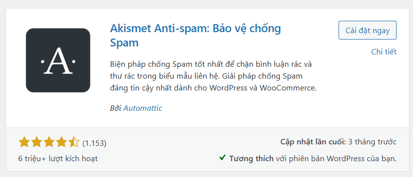 Akismet Anti-Spam