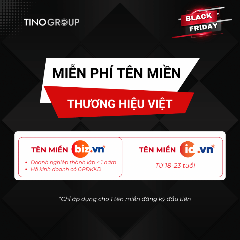 CHƯƠNG TRÌNH 5: MIỄN PHÍ TÊN MIỀN - ĐỒNG HÀNH CÙNG THƯƠNG HIỆU VIỆT 
