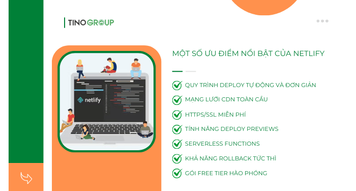 Hướng dẫn cách deploy ứng dụng lên Netlify A-Z 2 Một số ưu điểm nổi bật của Netlify