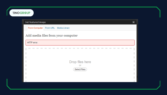 Lỗi HTTP khi tải ảnh lên
