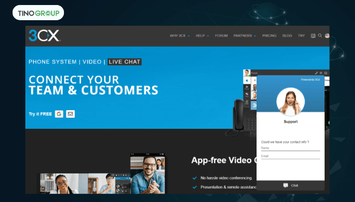 Top 10 plugin live chat WordPress hỗ trợ khách hàng hiệu quả nhất 2025 8 3CX live chat