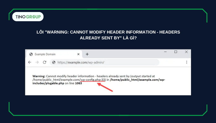 Lỗi Warning: Cannot modify header information - headers already sent by là gì?