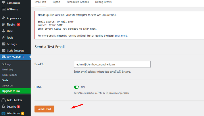 Cài đặt và cấu hình plugin WP Mail SMTP trong WordPress