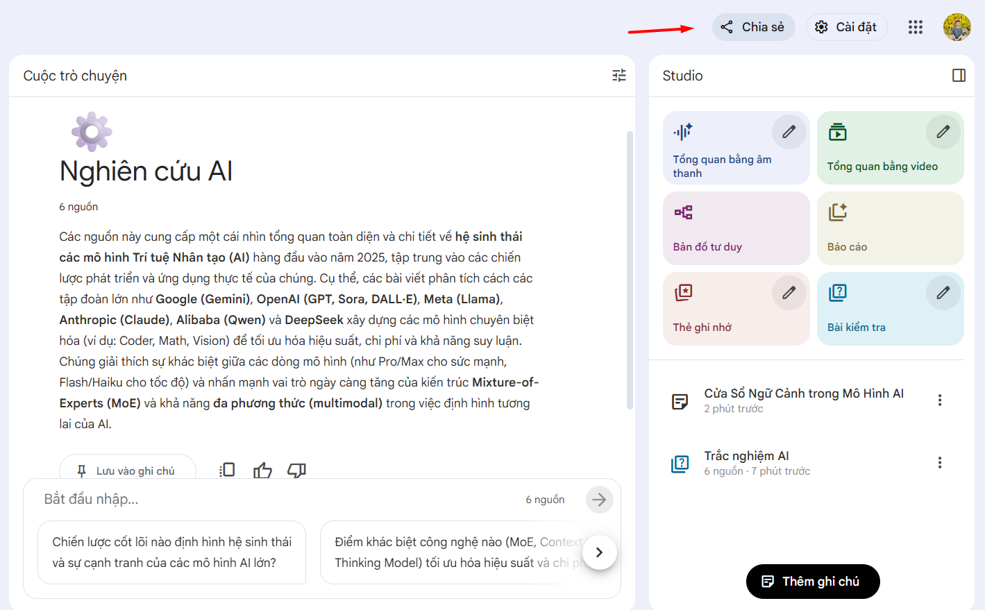 Các bước sử dụng NotebookLM