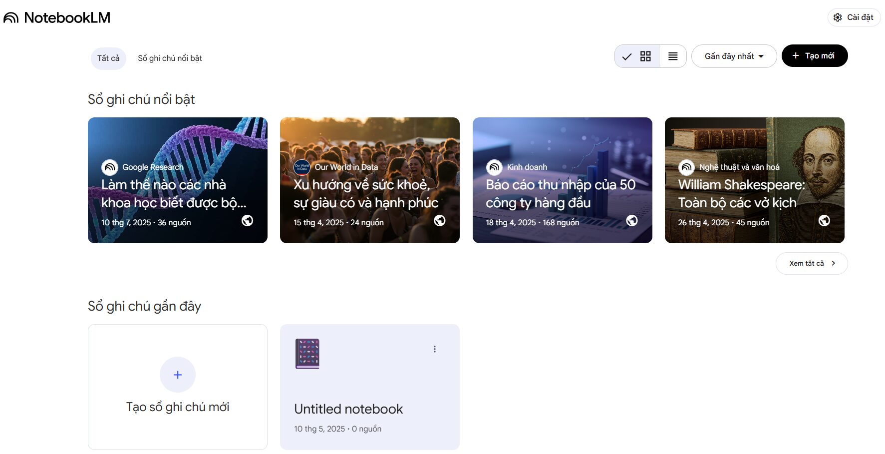 Các bước sử dụng NotebookLM