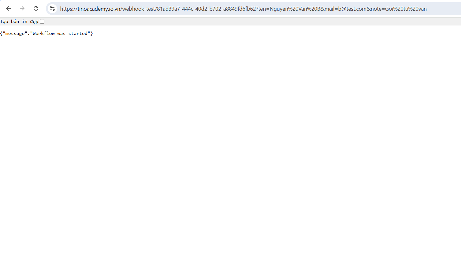 Airtable là gì? Hướng dẫn tích hợp Airtable cho n8n 22 Node 1: Webhook (Trigger)