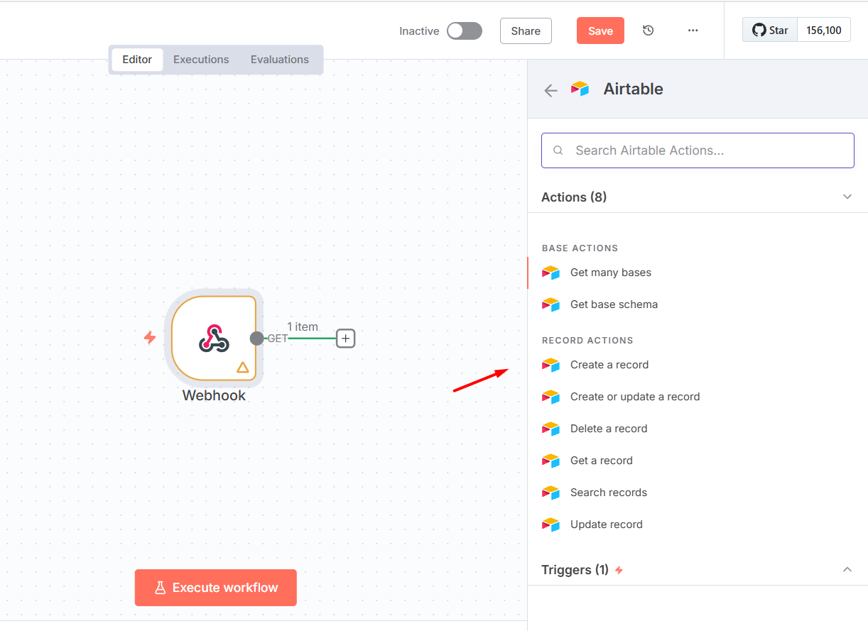 Airtable là gì? Hướng dẫn tích hợp Airtable cho n8n 24 Node 2: Airtable (Action)