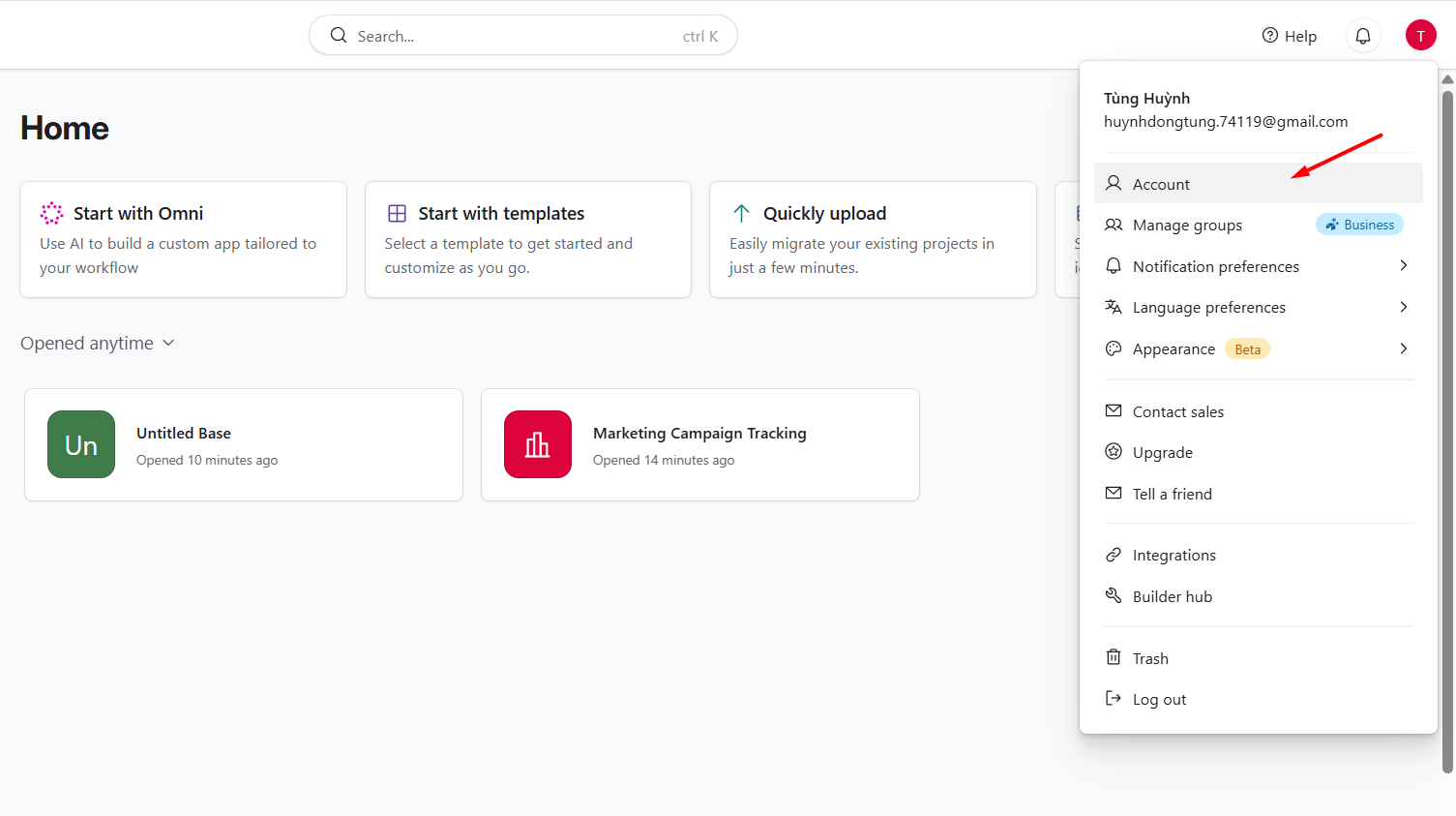 Airtable là gì? Hướng dẫn tích hợp Airtable cho n8n 13 Tạo Personal Access Token (PAT) trong Airtable