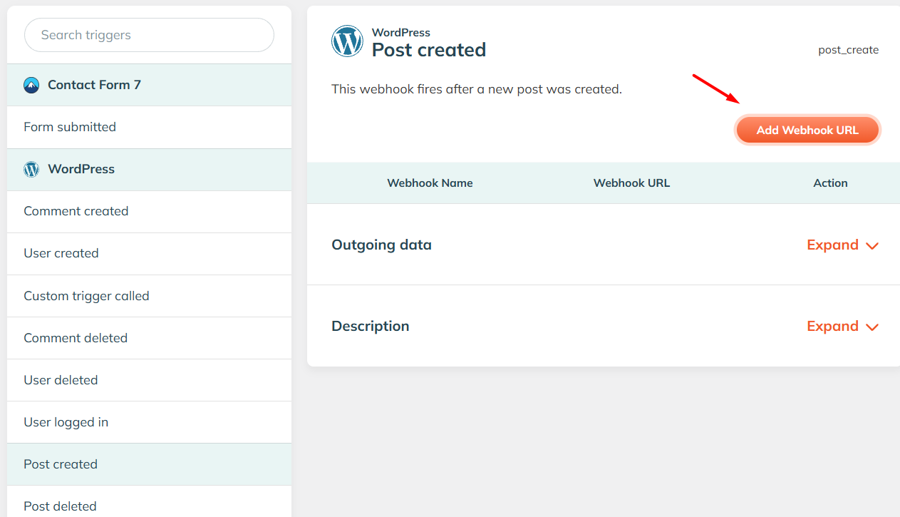 Cài đặt plugin kích hoạt Webhook trên WordPress