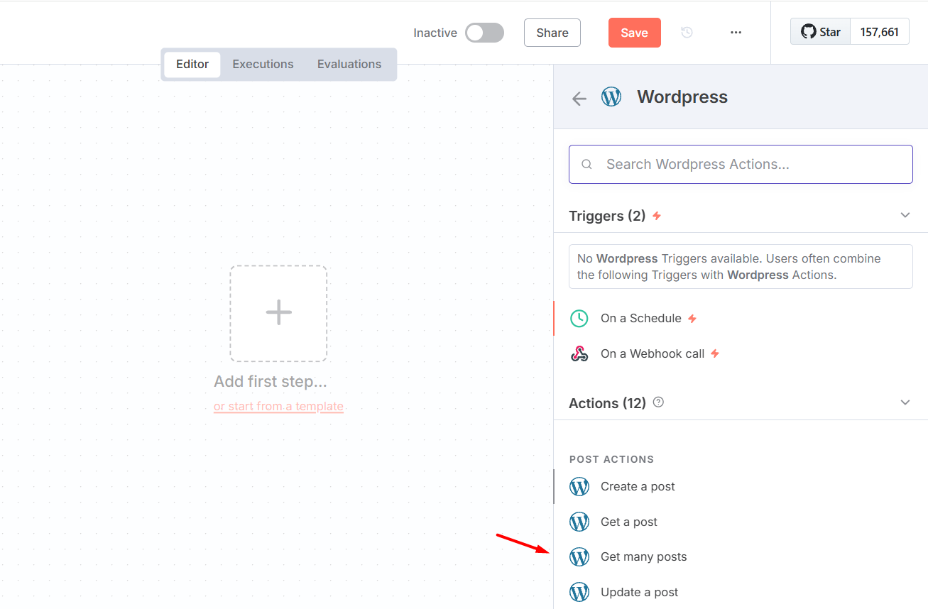 Kiểm tra kết nối (Test Workflow)