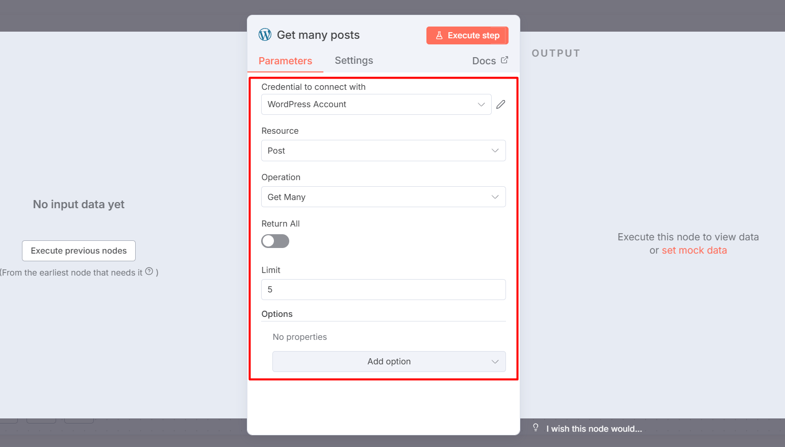 Kiểm tra kết nối (Test Workflow)