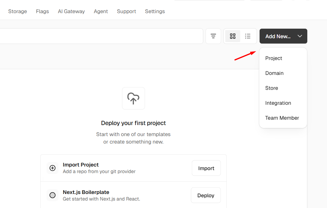 Kết nối tài khoản Vercel với GitHub