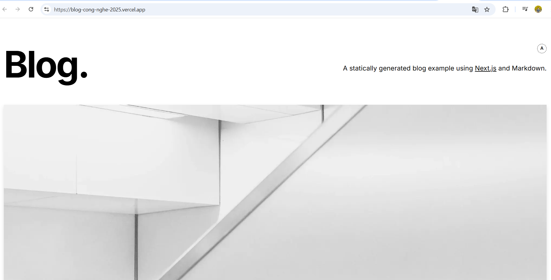 Kết nối tài khoản Vercel với GitHub
