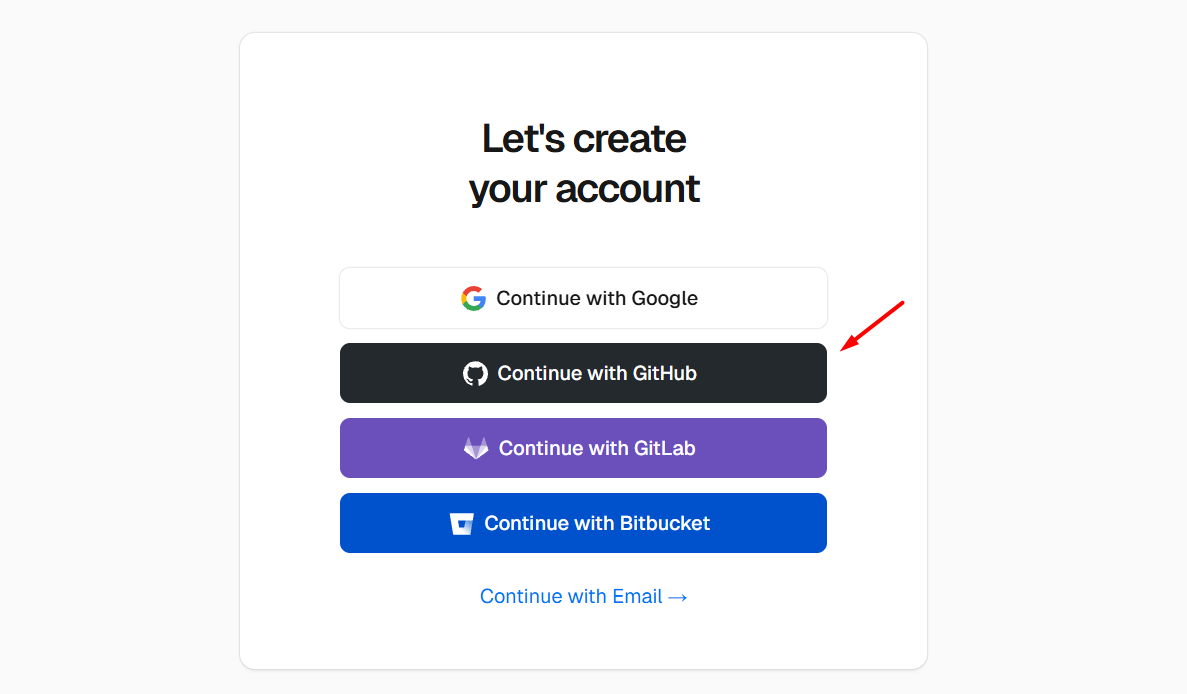 Kết nối tài khoản Vercel với GitHub