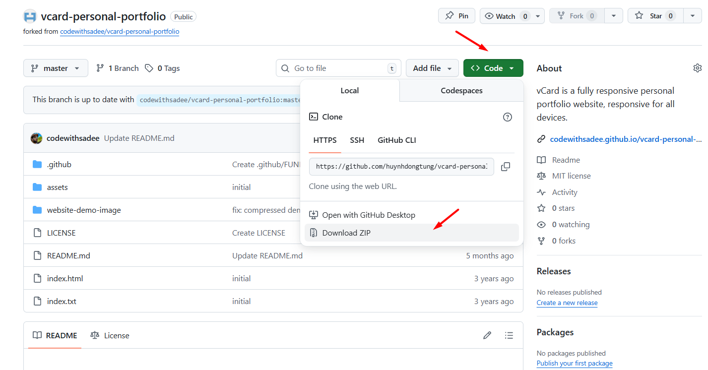 Hướng dẫn cách deploy ứng dụng lên Netlify A-Z 6 Tải Source Code về máy