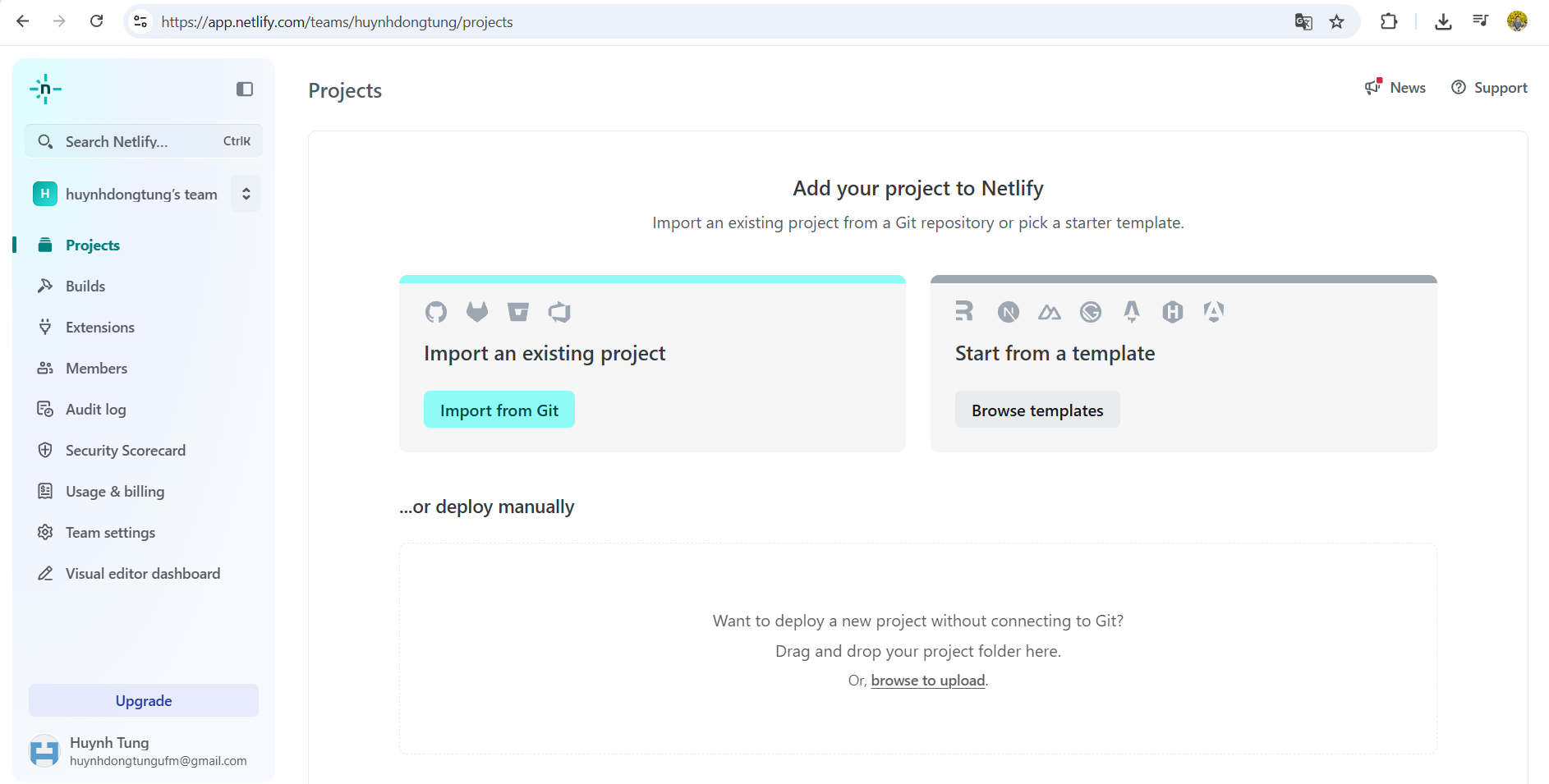 Hướng dẫn cách deploy ứng dụng lên Netlify A-Z 8 Deploy thủ công bằng kéo thả (Netlify Drop)