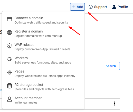 Hướng dẫn cách đăng ký và cấu hình TinoMail tại Tino 17 Thêm tên miền vào Cloudflare