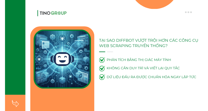 Tại sao Diffbot vượt trội hơn các công cụ Web Scraping truyền thống?