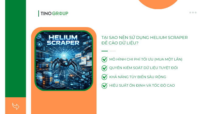 Tại sao nên sử dụng Helium Scraper để cào dữ liệu?