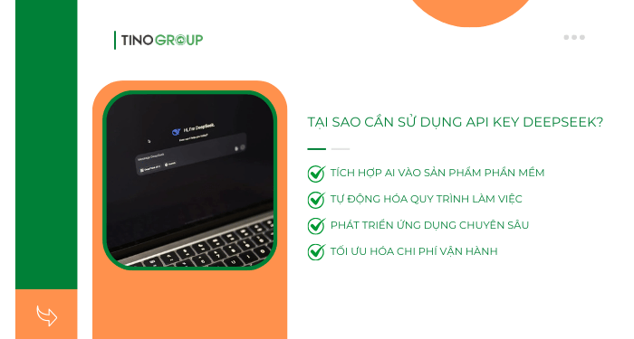 Tại sao cần sử dụng API Key DeepSeek?