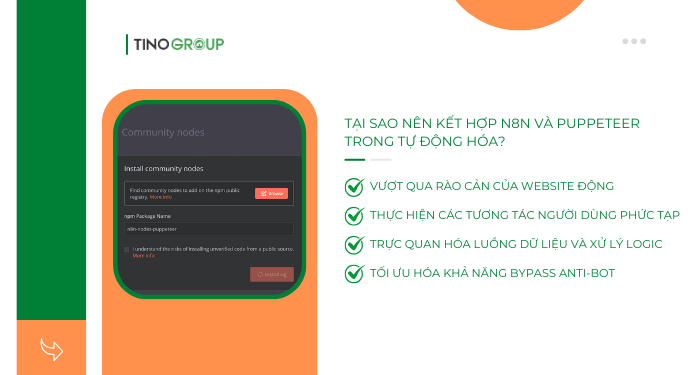 Tại sao nên kết hợp n8n và Puppeteer trong tự động hóa?