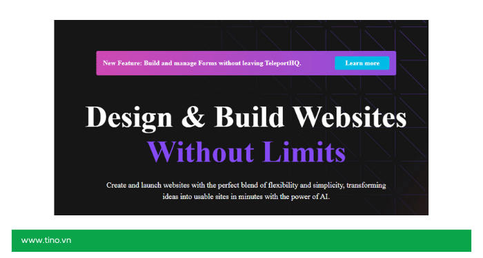 #8. TeleportHQ - Chuyên biệt cho lập trình viên Front-end