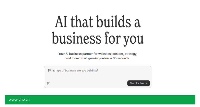 #6. Durable - Tạo website dịch vụ chỉ trong 30 giây