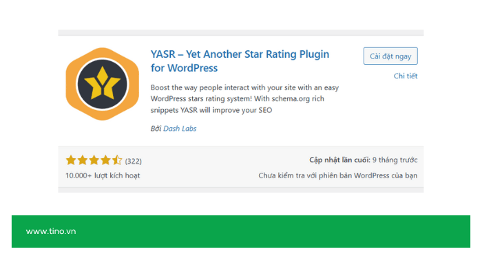 #4. YASR – Yet Another Stars Rating