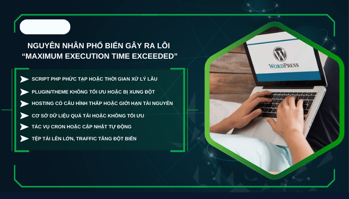 Nguyên nhân phổ biến gây ra lỗi “Maximum Execution Time Exceeded”