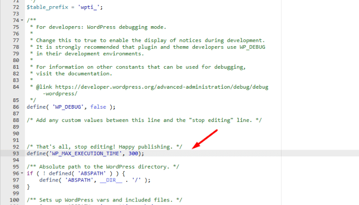 Chỉnh sửa file wp-config.php