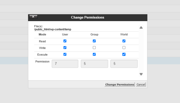 Tạo thư mục tạm trong thư mục wp-content