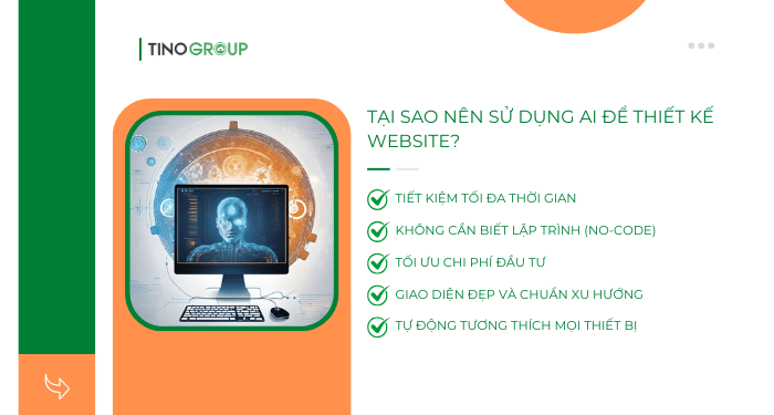 Tại sao nên sử dụng AI để thiết kế website?