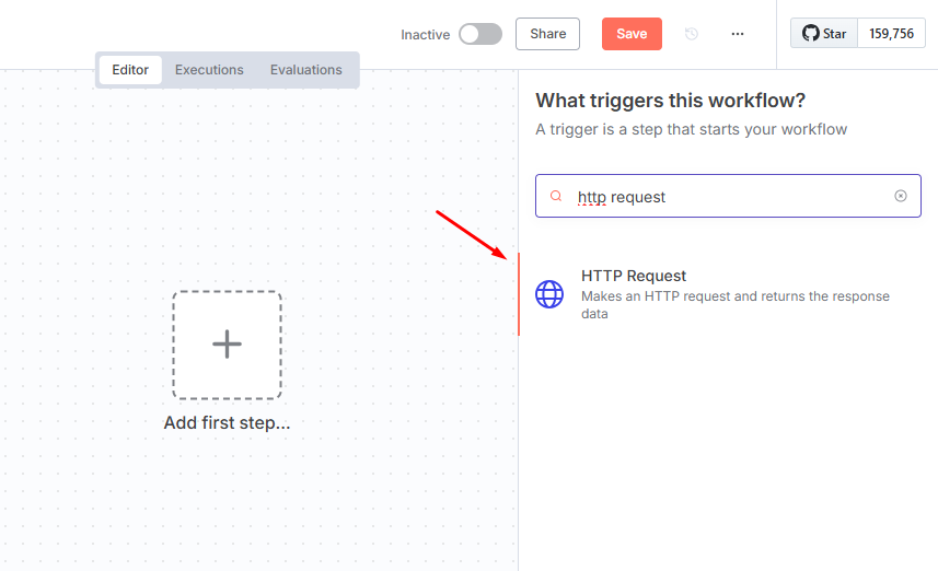 Hướng dẫn cách sử dụng Scraper API với n8n A-Z 7 Khởi tạo node HTTP Request