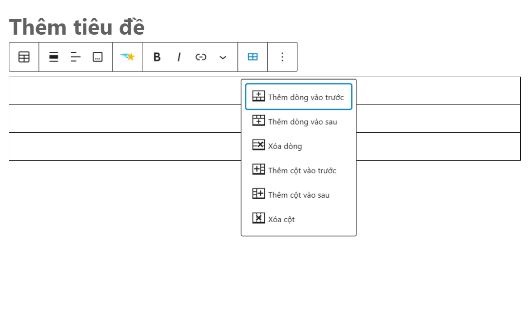 Sử dụng Trình soạn thảo Block Editor (Gutenberg)