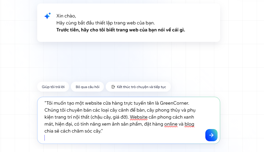  Khởi tạo và "Phỏng vấn" với AI
