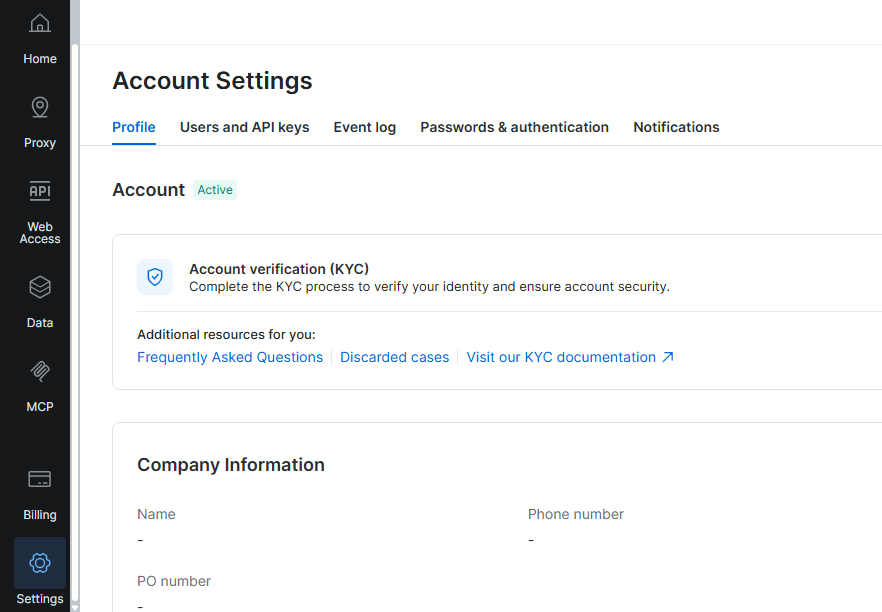 Bright Data là gì? Tất tần tật về nền tảng thu thập dữ liệu web số #1 thế giới 16 Settings