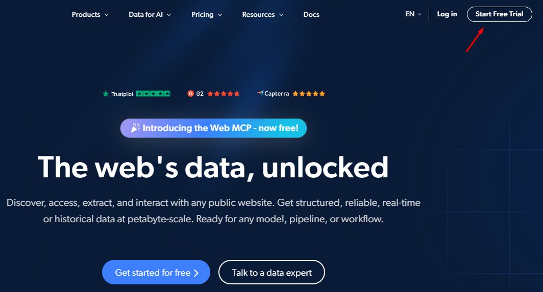 Bright Data là gì? Tất tần tật về nền tảng thu thập dữ liệu web số #1 thế giới 6 Đăng ký tài khoản
